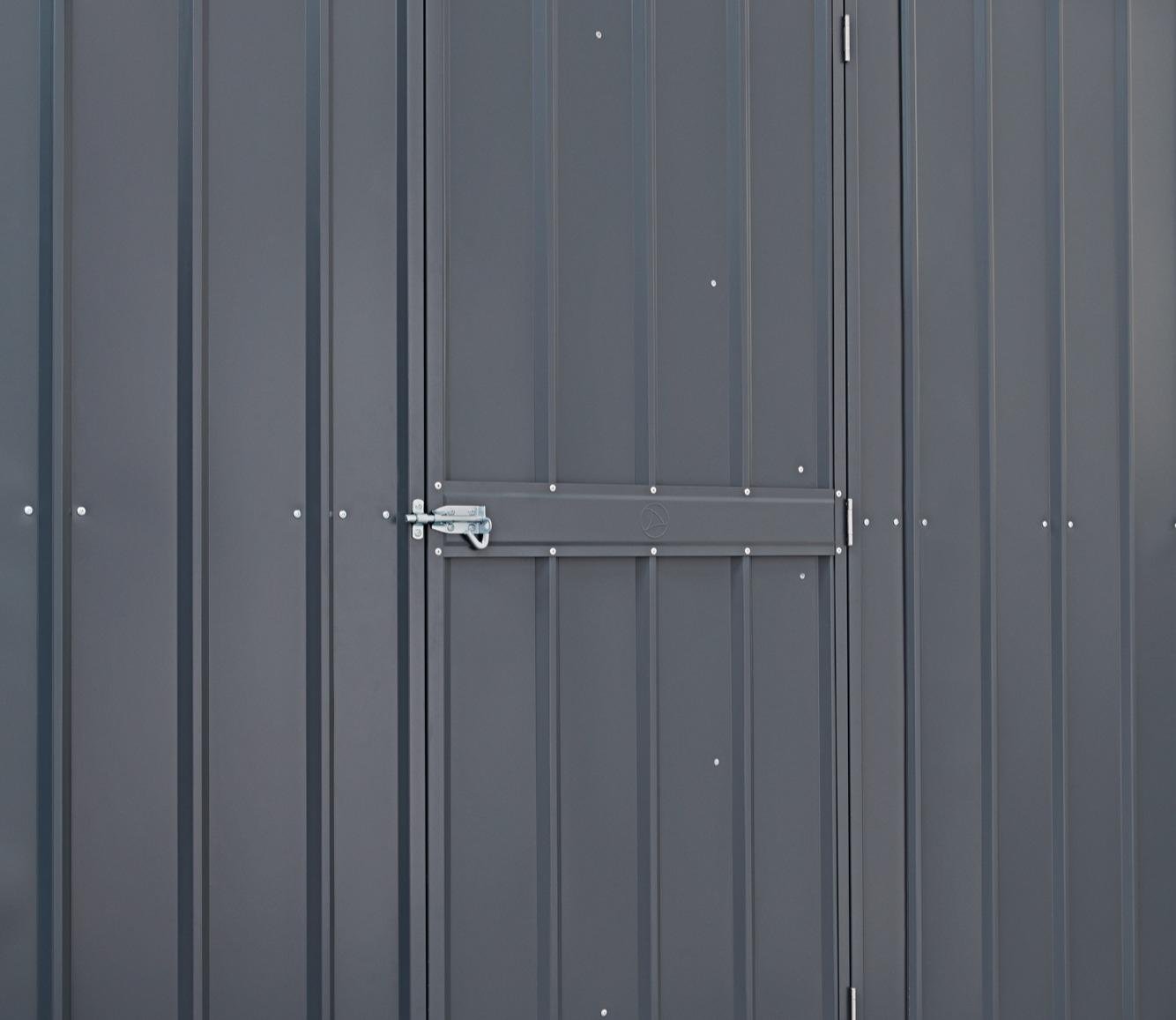 Globel 10 x 15 ft Dual Door Metal Workshop Garage