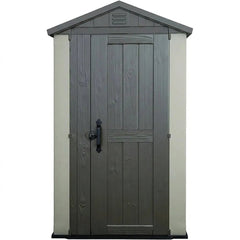 Keter 4×6 Factor Heavy Duty Plastic Garden Shed Beige