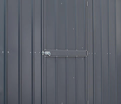 Globel 10 x 15 ft Dual Door Metal Workshop Garage